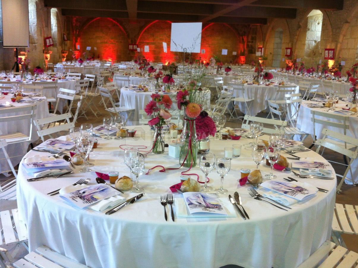 La salle des moines pour un mariage