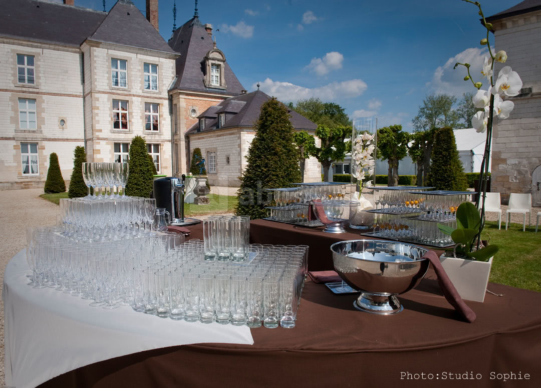 Cocktail dans la Cour d'Honneur