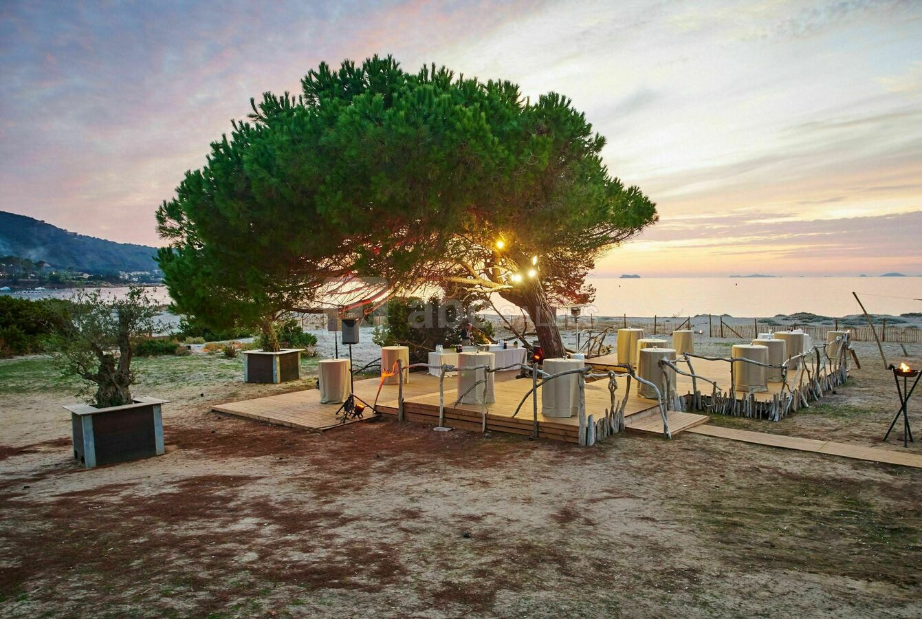 Domaine privé sur la plage de Mare E Sole