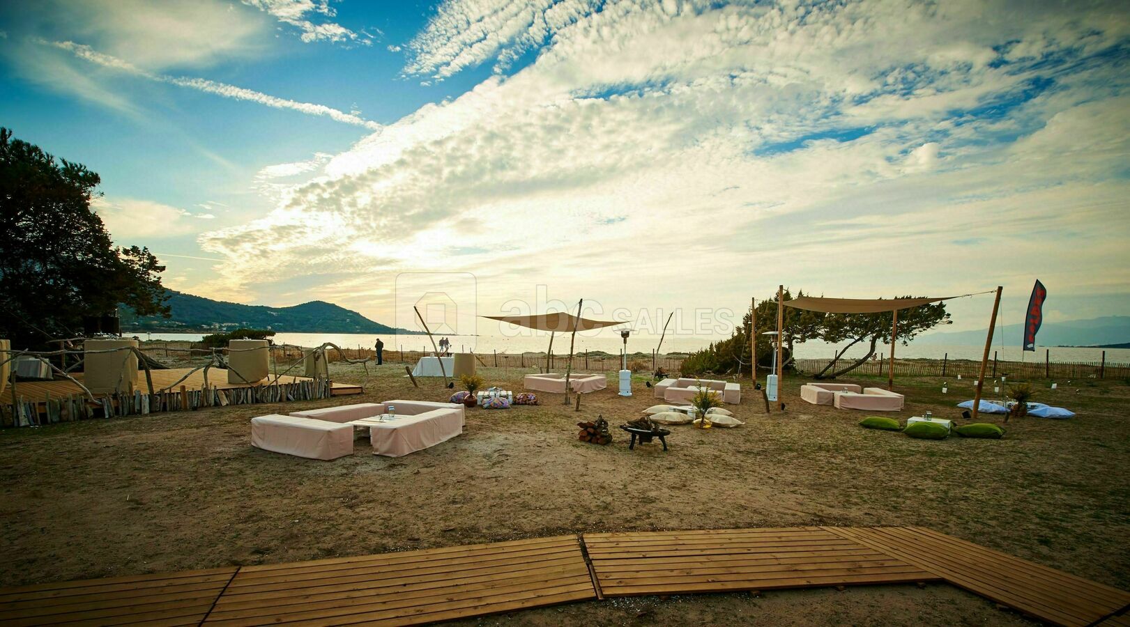 Domaine privé sur la plage de Mare E Sole