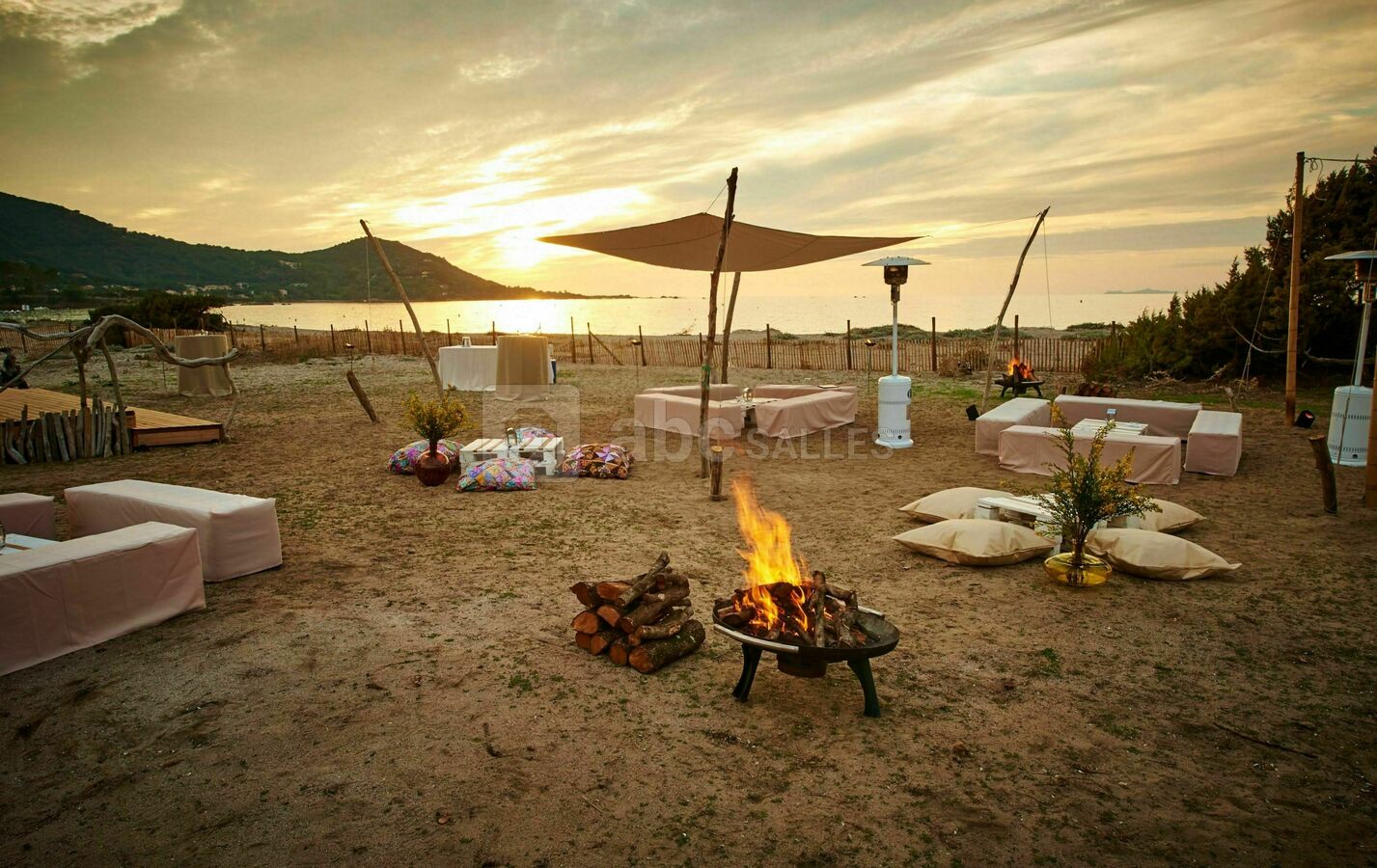 Domaine privé sur la plage de Mare E Sole