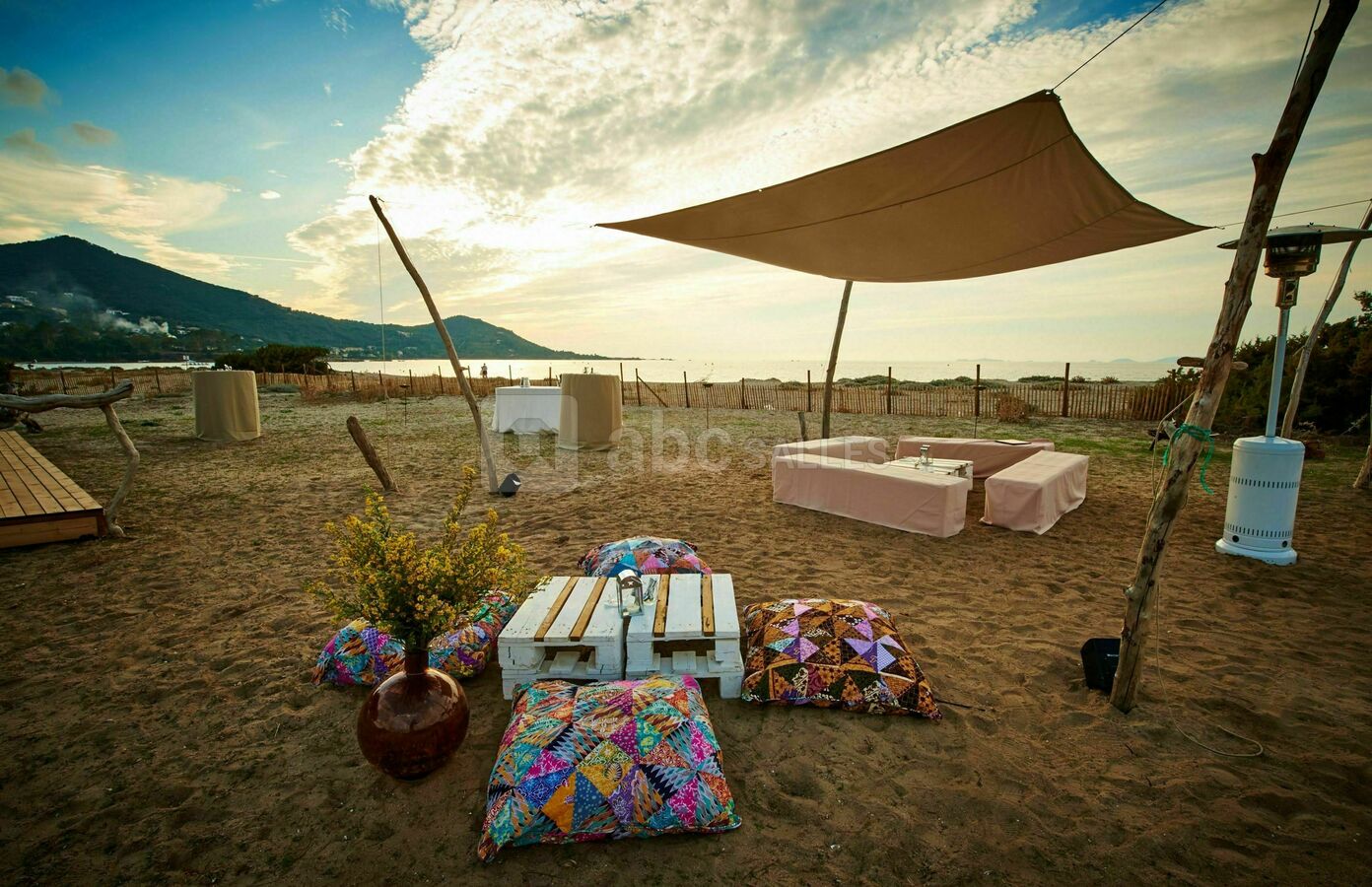 Domaine privé sur la plage de Mare E Sole