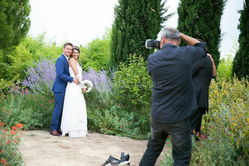 Mariage espace vert