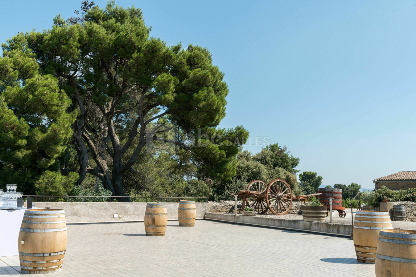 Terrasse panoramique de 200 m²