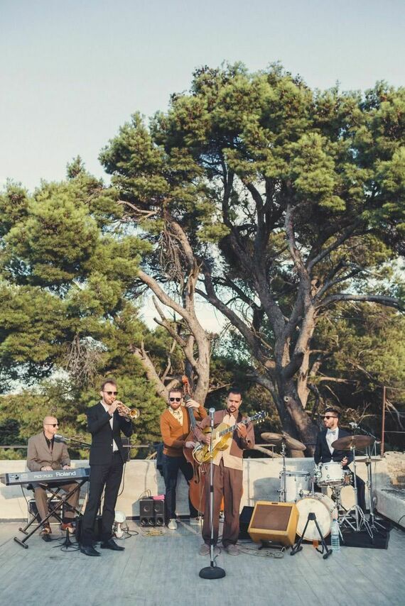 Groupe de jazz pour le cocktail