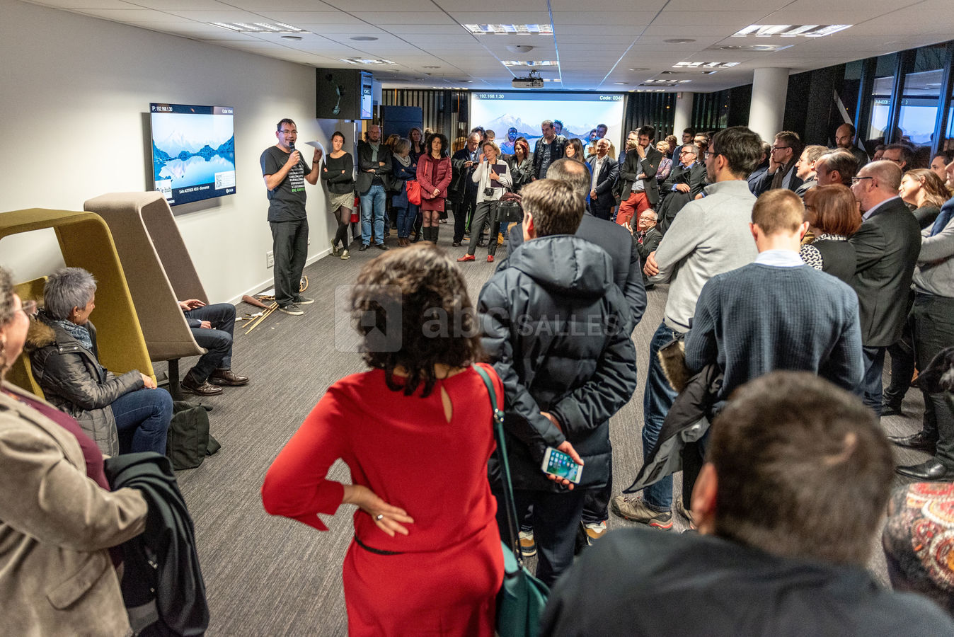 Salle ALTITUDE 4810 en mode lancement de produit
