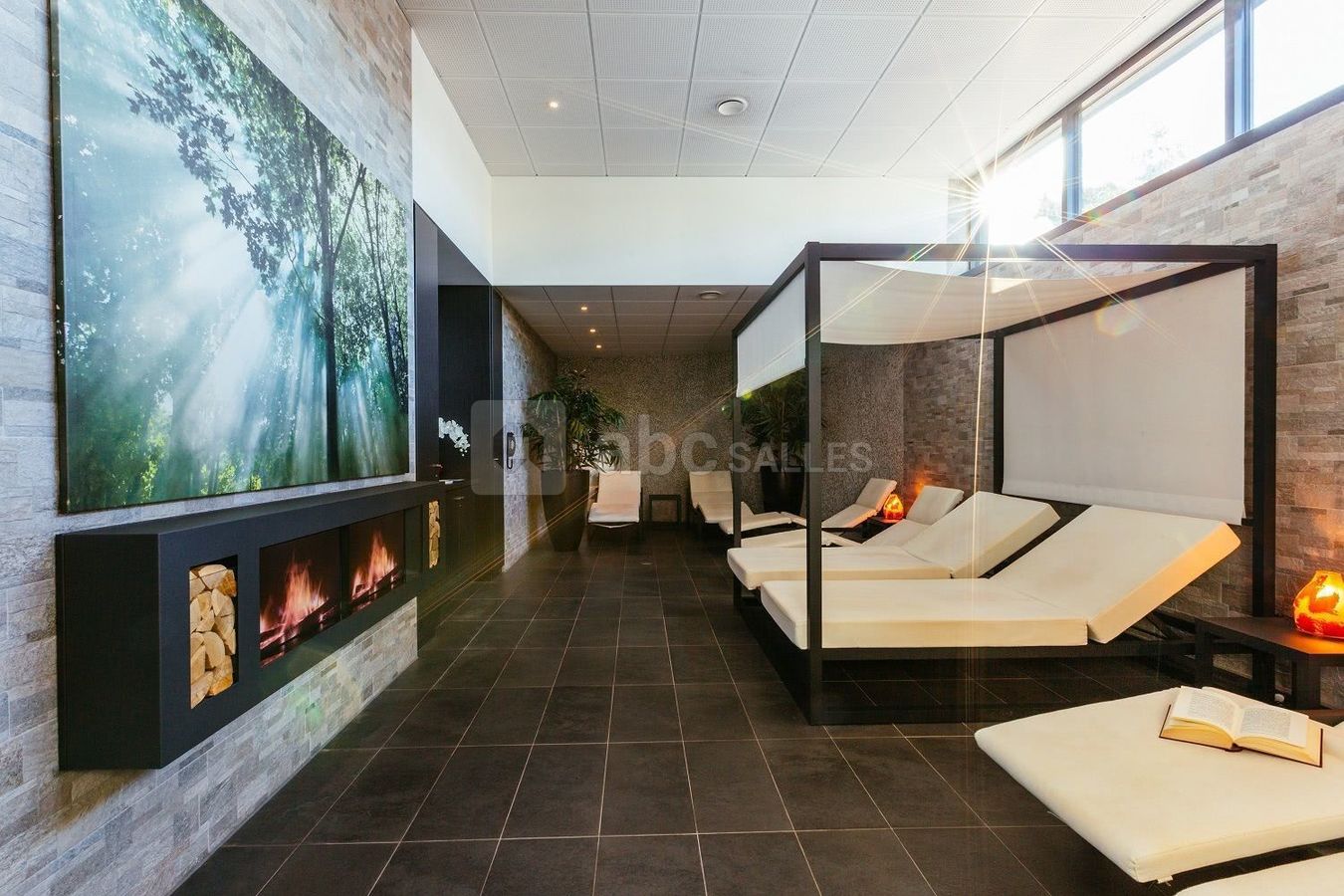 Salle de repos Wellness