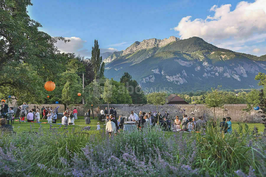 Les jardins pour votre cocktail en extérieur (photo : Nathalie Roux)