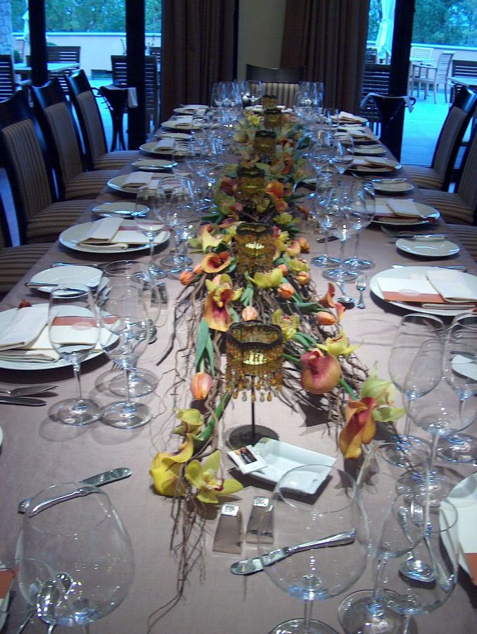 Les centres de tables