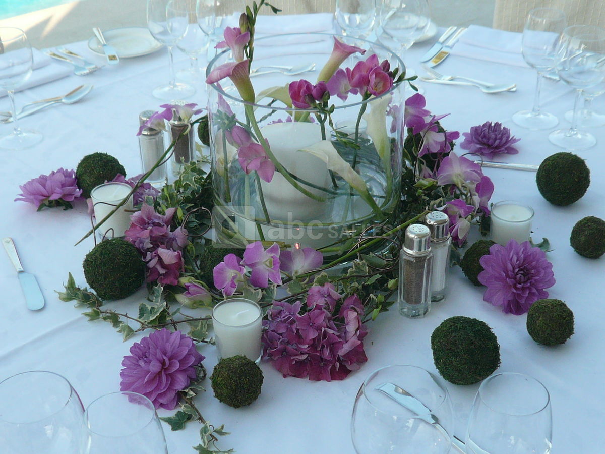 Les centres de table