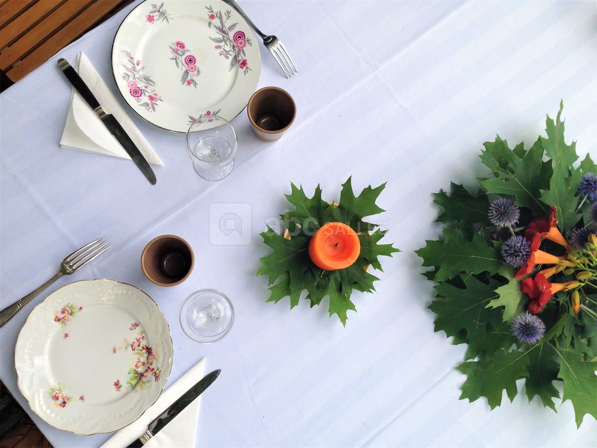Détail dressage de table