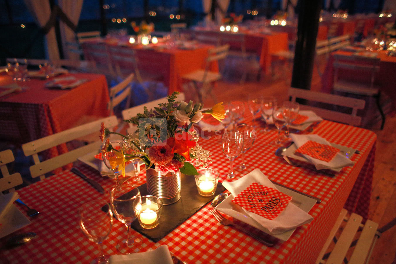 Déco guinguette réalisée par Château de La Trye