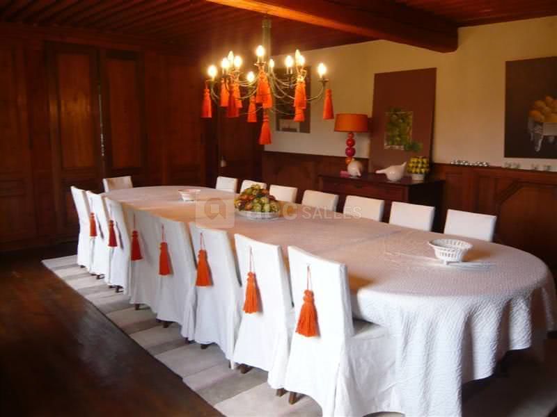 La salle à manger du château