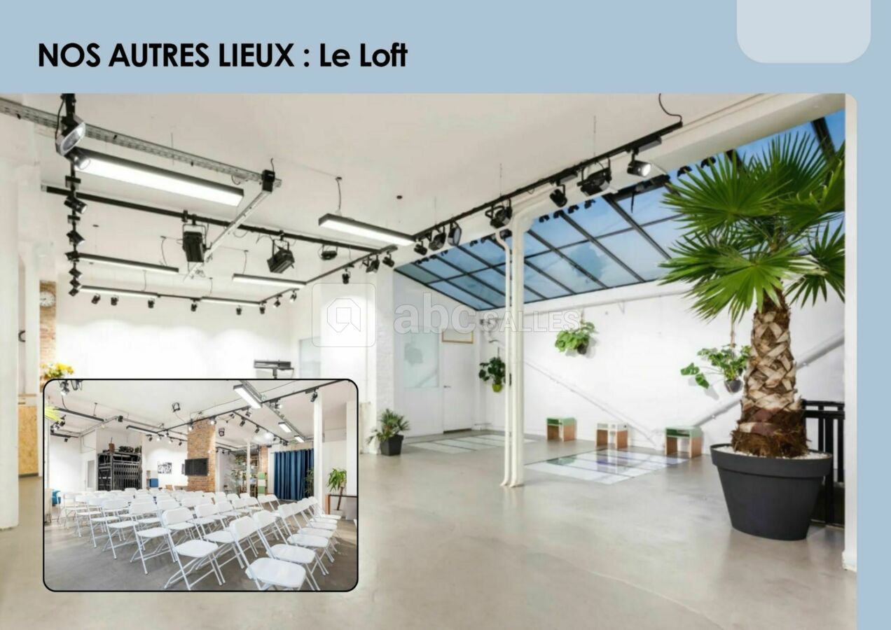 Loft - réunion - séminaire - conférence - studio photo