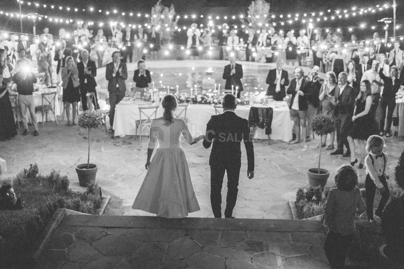 L'arrivée des mariés