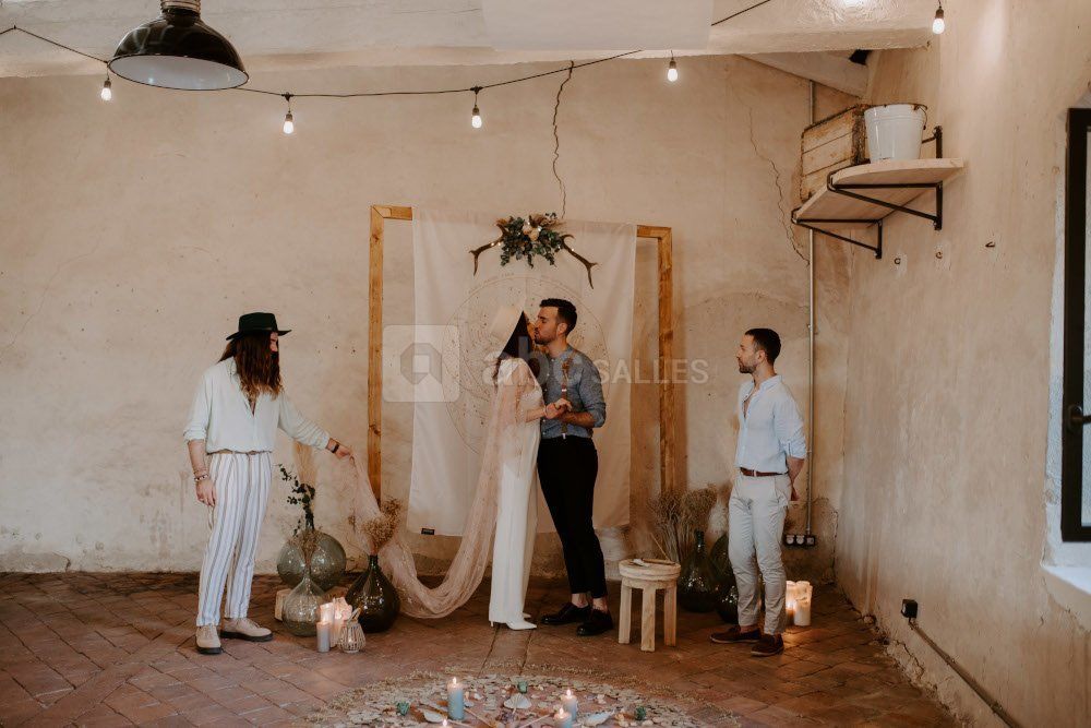 Cérémonie de mariage au château de Bois Rigaud en Auvergne