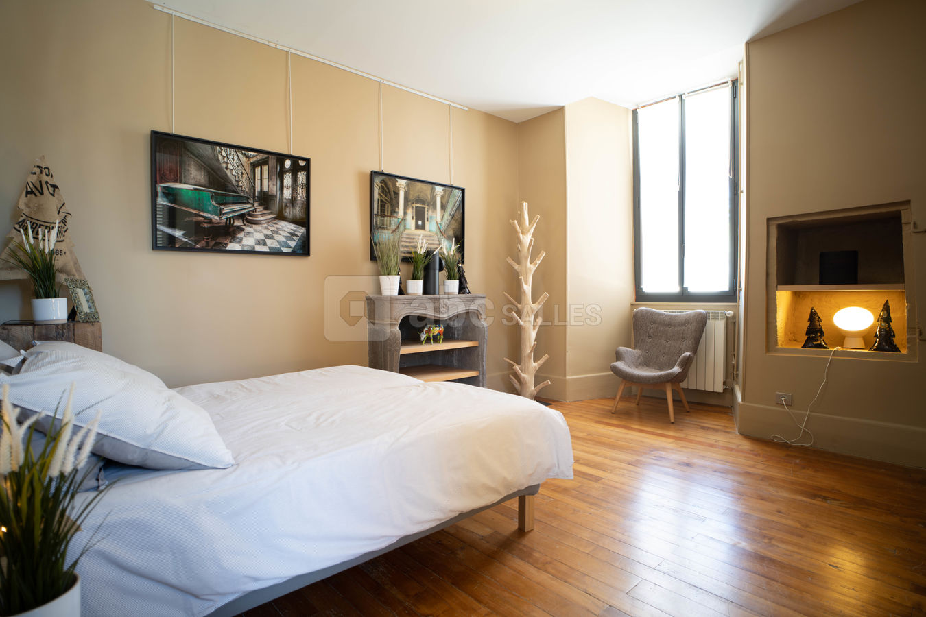 Photo d'une chambre double au château de Bois Rigaud