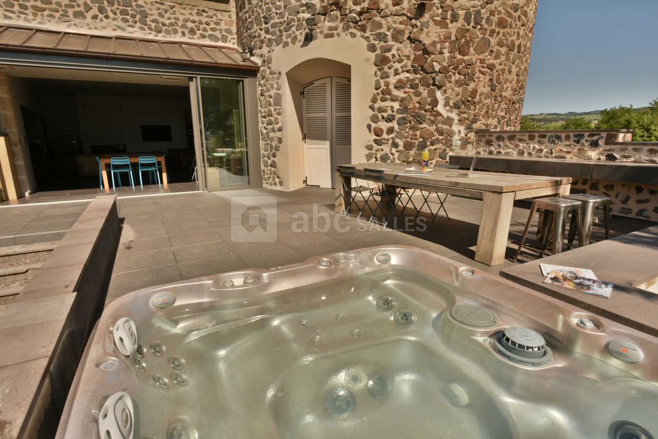 Jacuzzi château Puy-de-Dôme