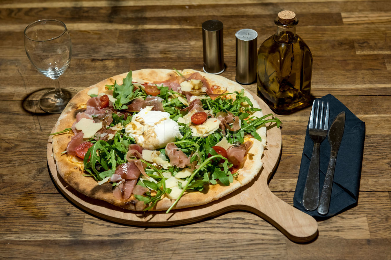 Pizza artisanale Burrata