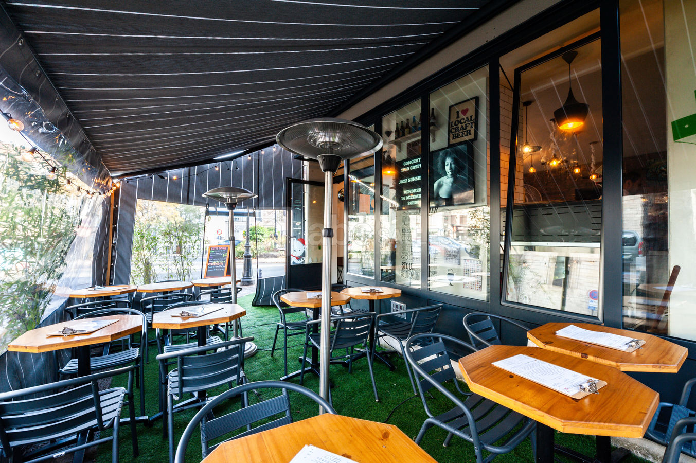Terrasse chauffée