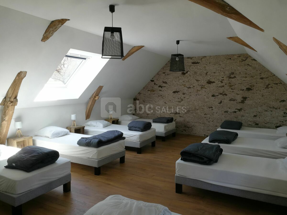 Le dortoir du gîte