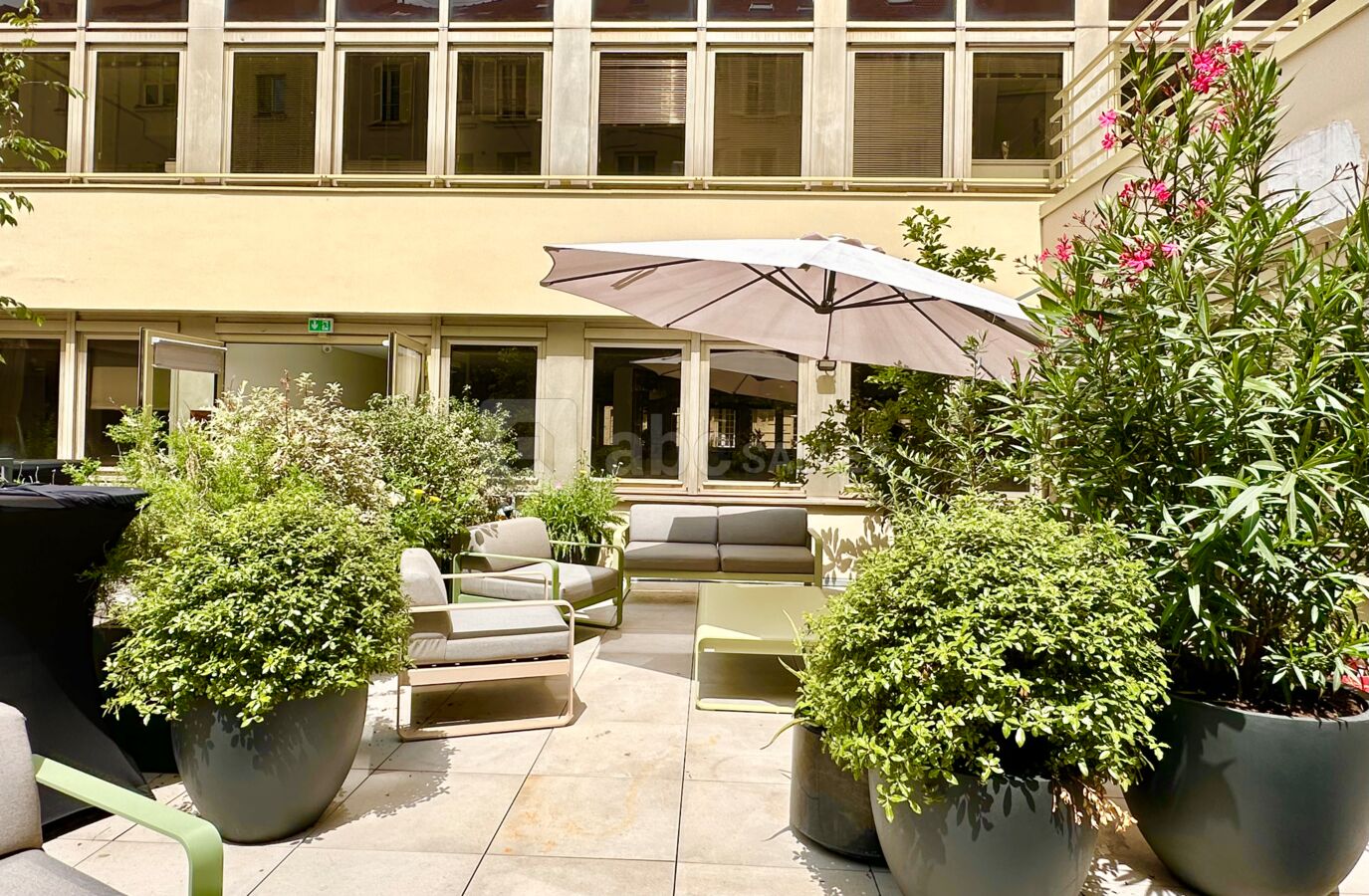 Chaptal - Salle cocktail et terrasse - Terrasse privative