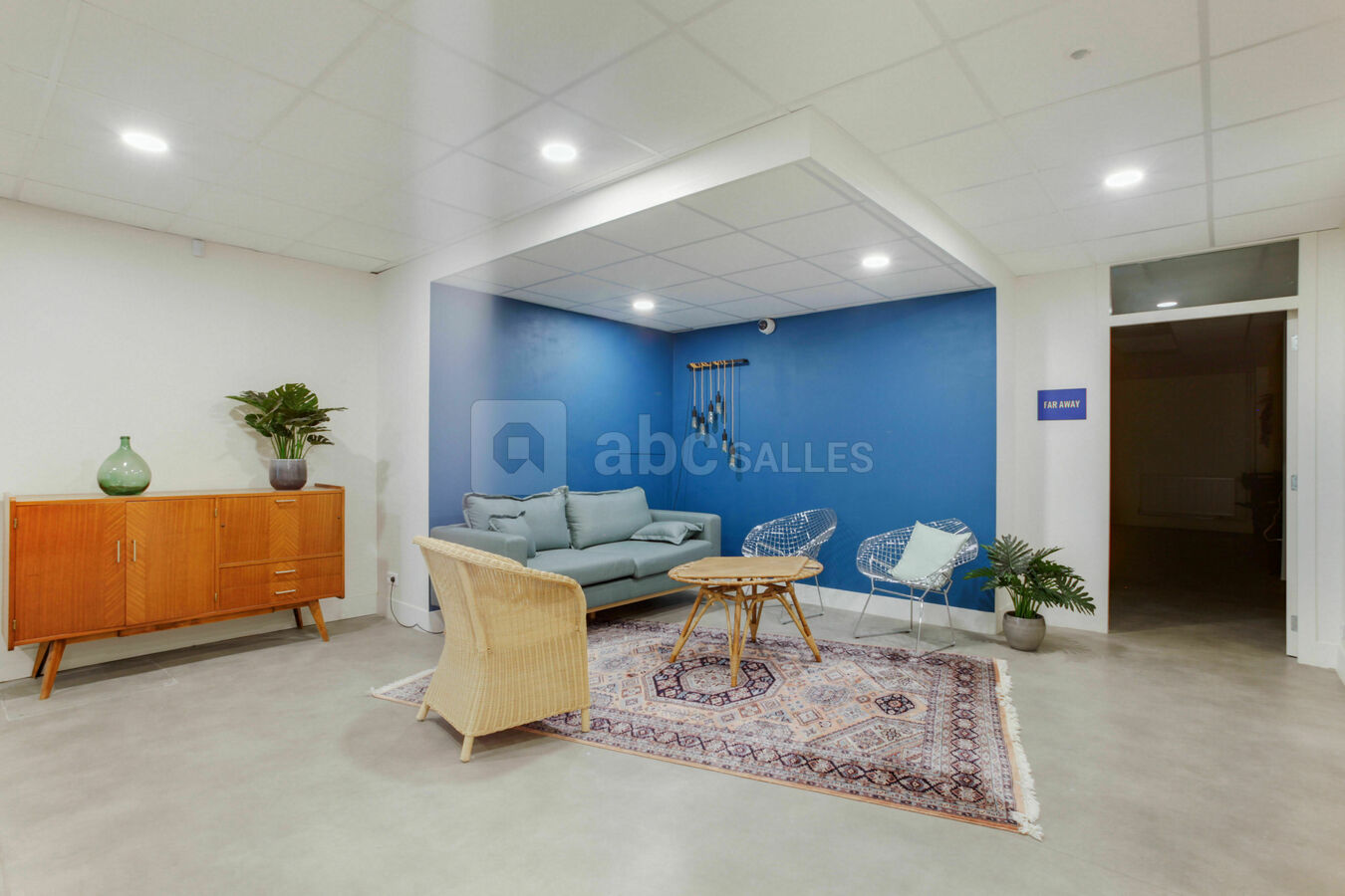 Espace détente sous-sol