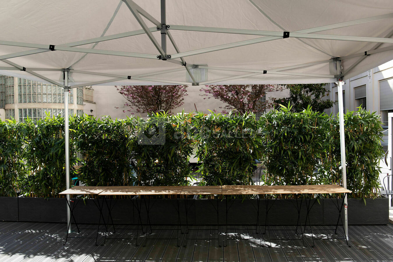 La terrasse de FAR (aménagée)