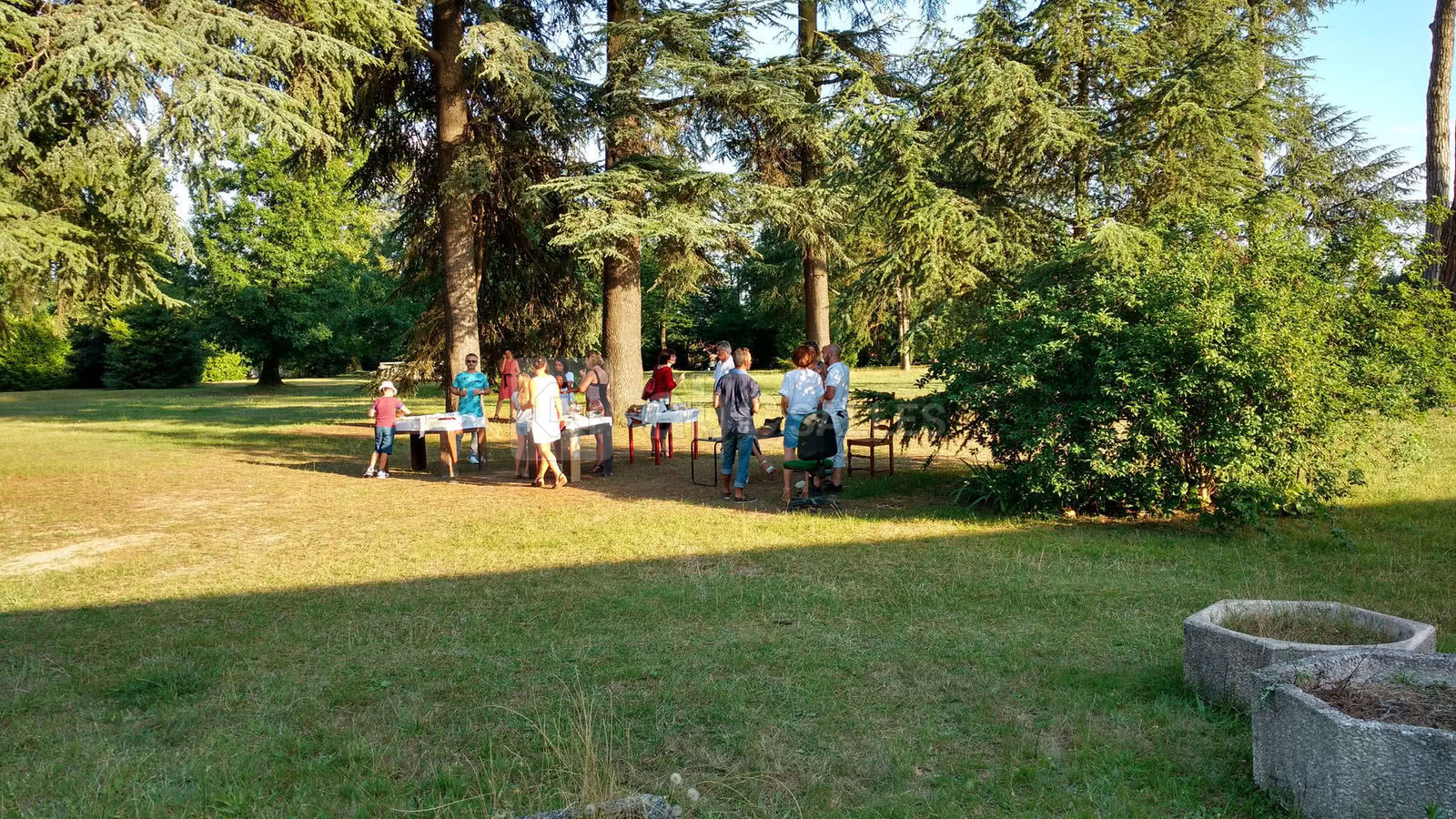 Un parc arboré : idéal pour profiter d'un moment de pause
