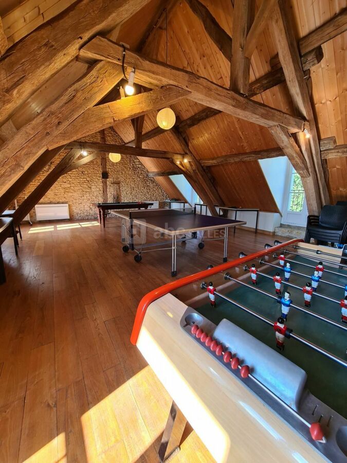 Salle de jeux (babyfoot, ping-pong, billard)