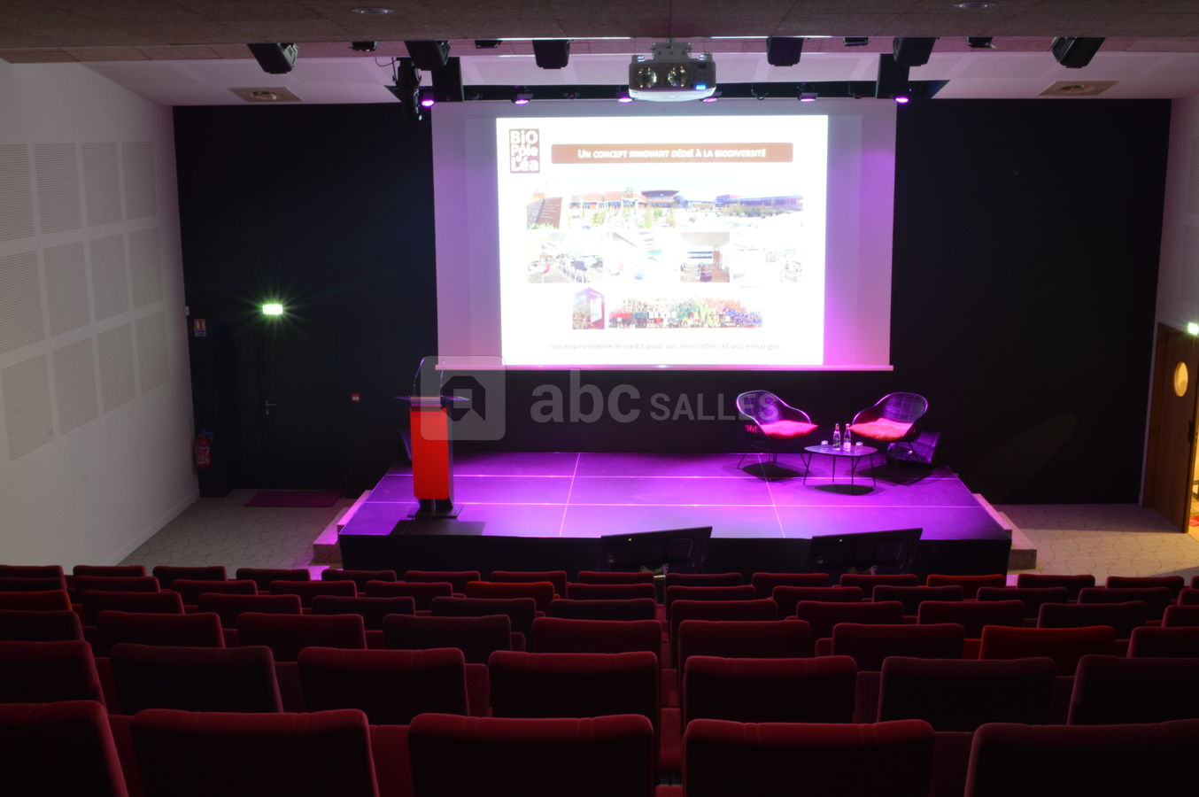 Vue des assises