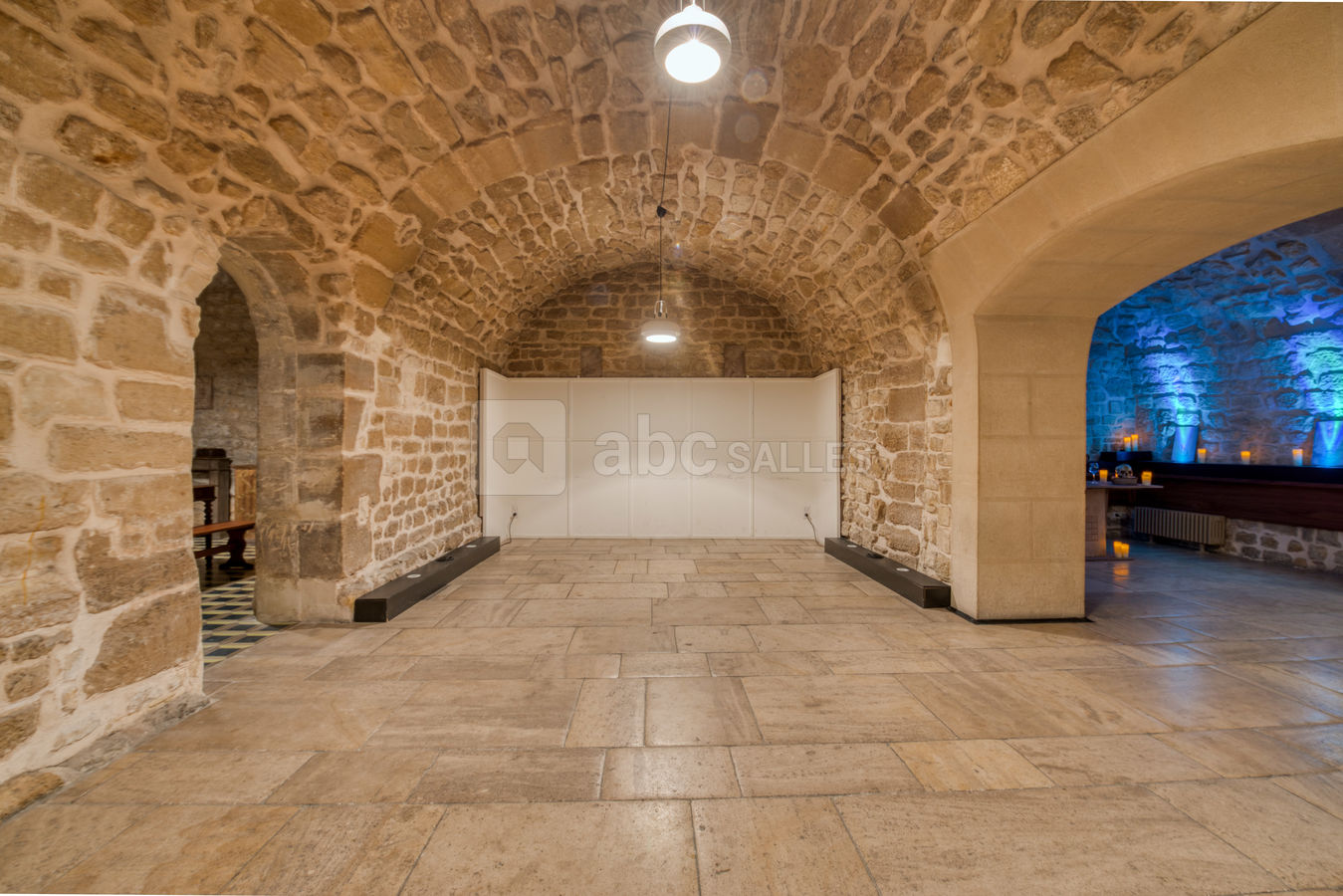 Salle en enfilade