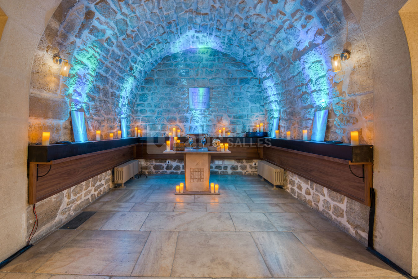 Salle en enfilade