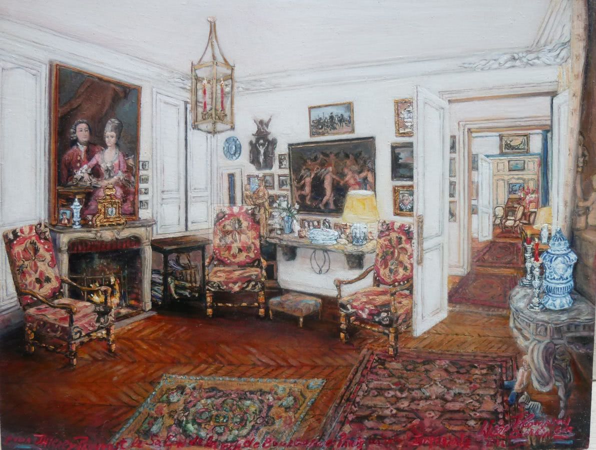 Les salons vus par l'artiste guillamume hg williams