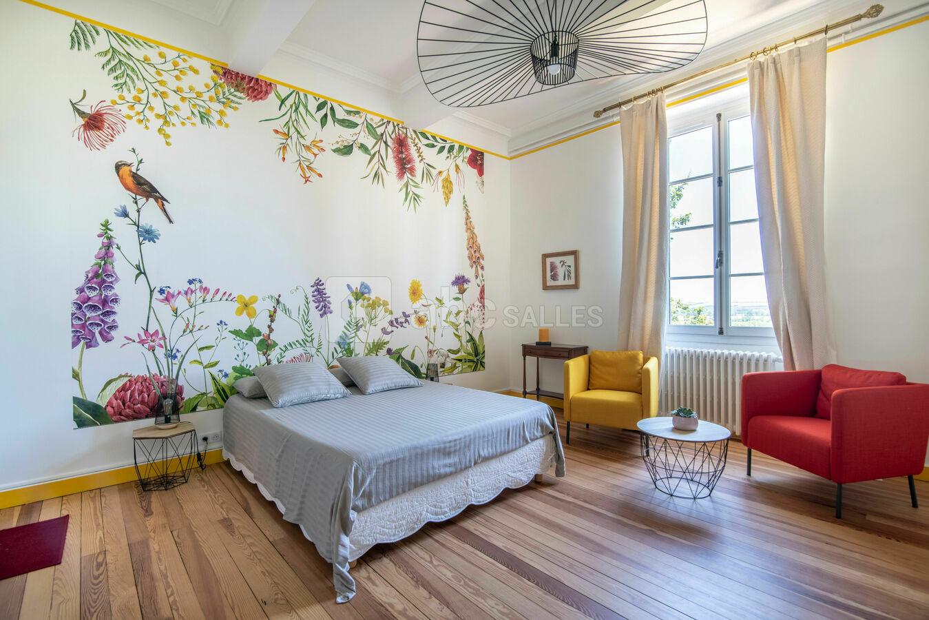 Chambre Jaune Orange