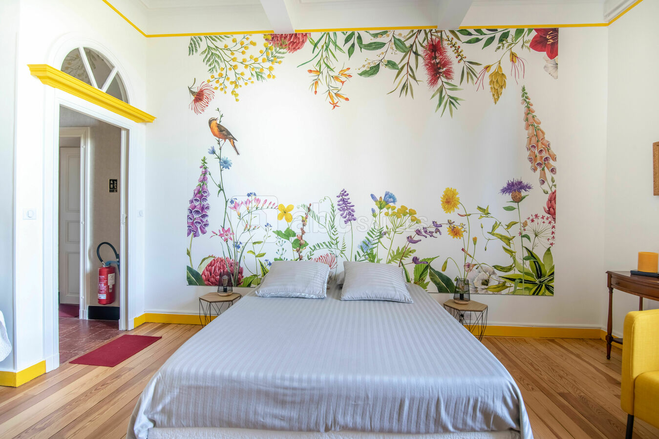 Chambre Jaune Orange