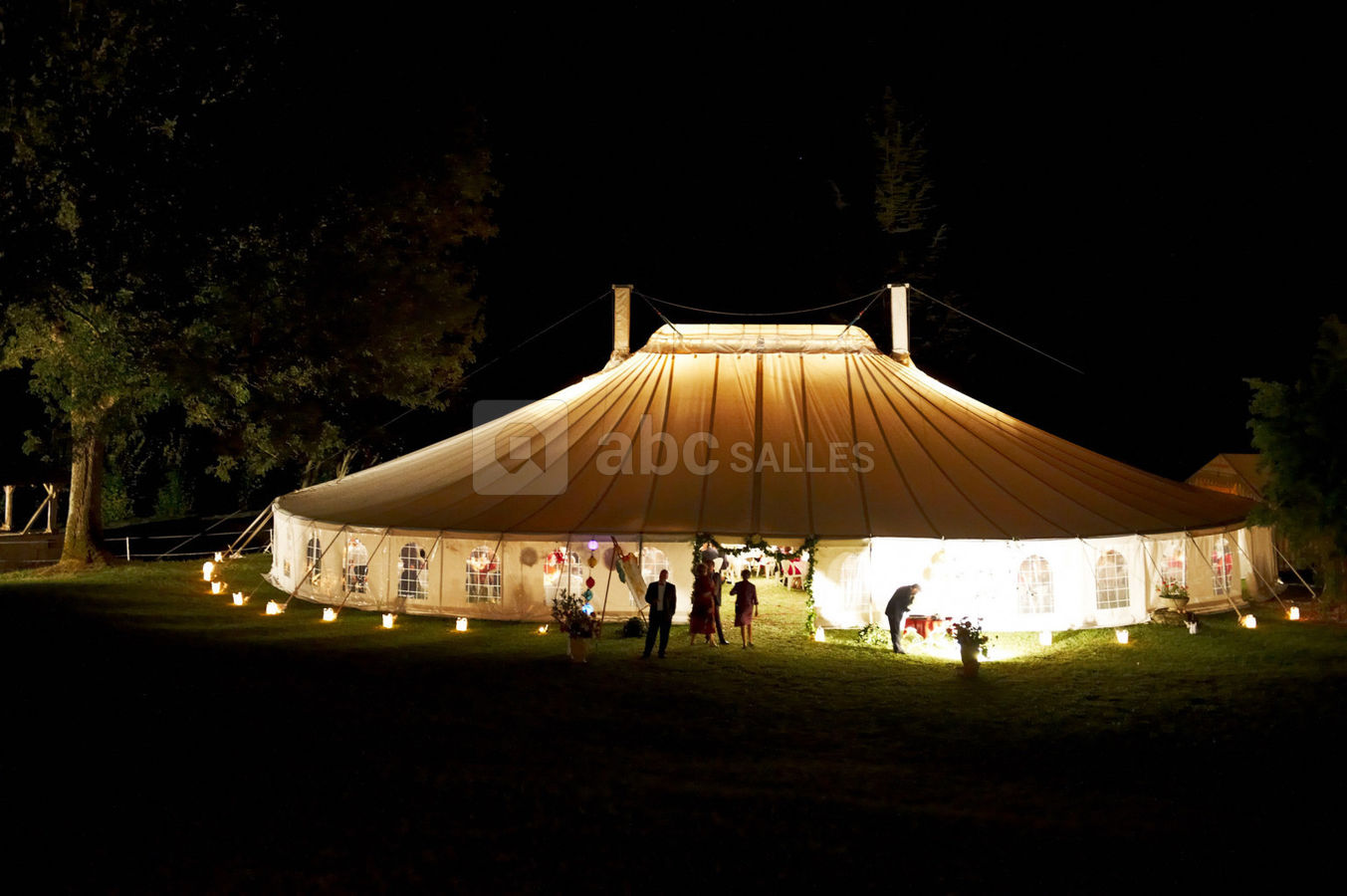 Tente vue extérieure