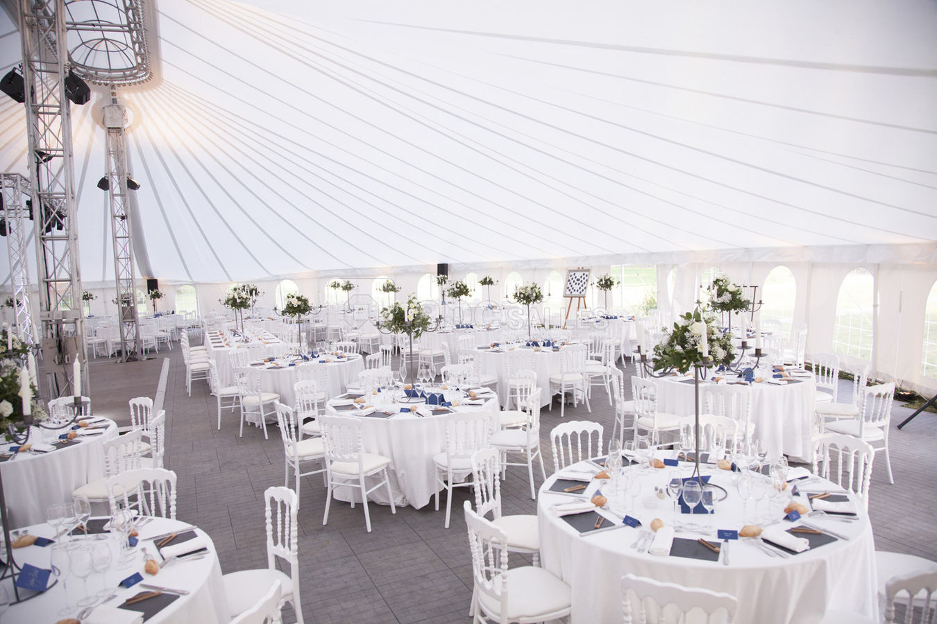 Tente vue intérieure