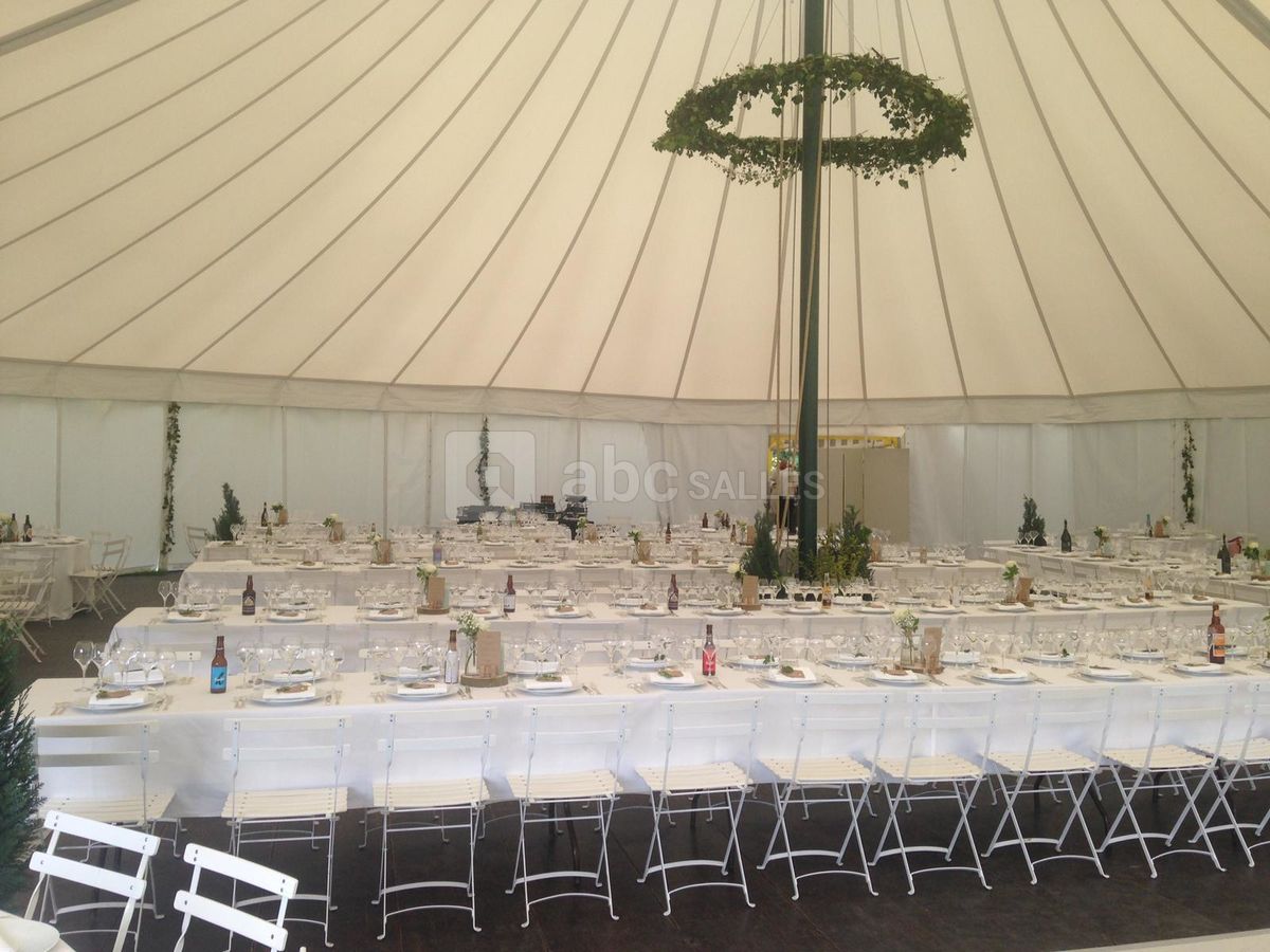 Tente vue intérieure