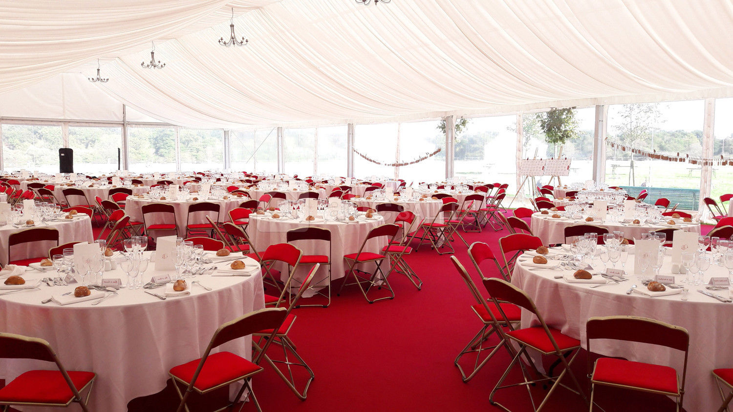 Tente vue intérieure