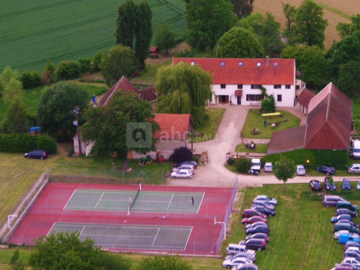 Vue aérienne du site