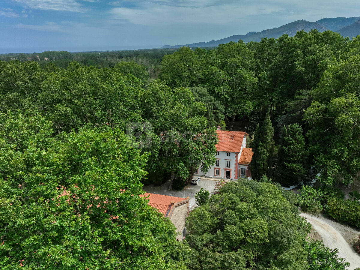 Vue aérienne du Domaine