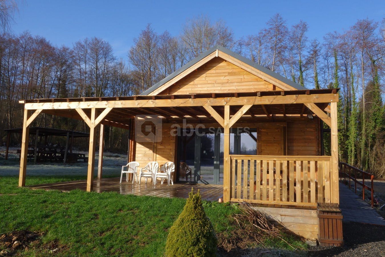 Le chalet vu de l'extérieur