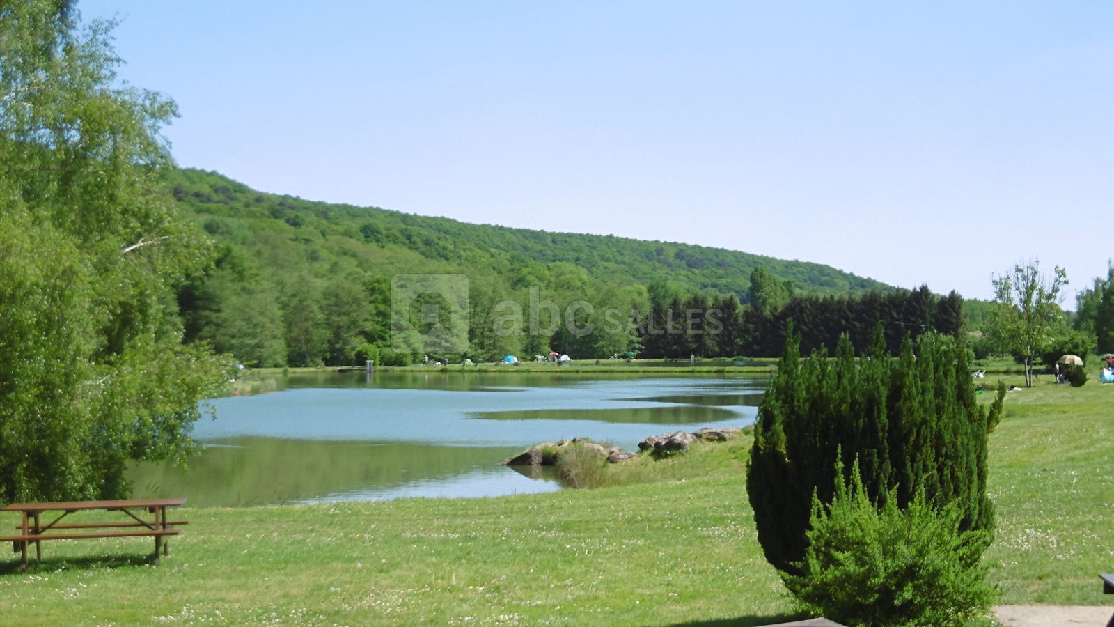 Vue sur les étangs