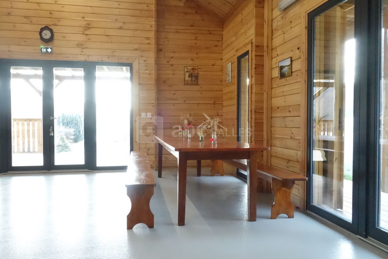 Intérieur du chalet