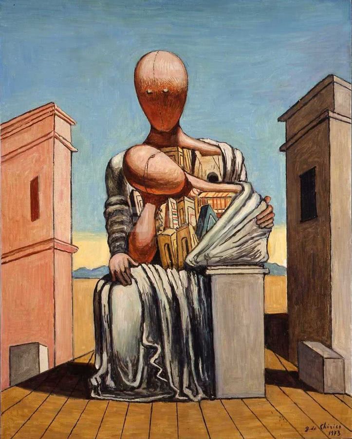 Giogio de chirico, antigone consolatrice