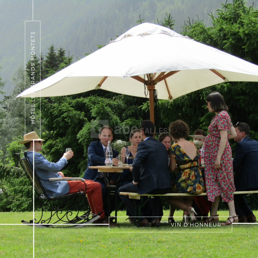 Jardin pour vin d'honneur