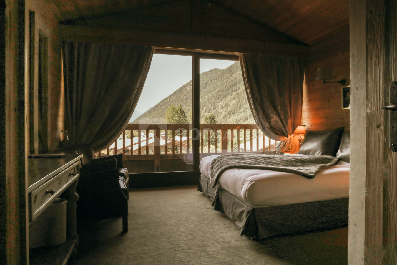 Chambre Supérieure vue Mont Blanc