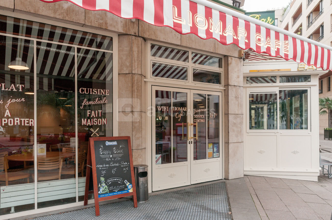 L'entrée du rstaurant