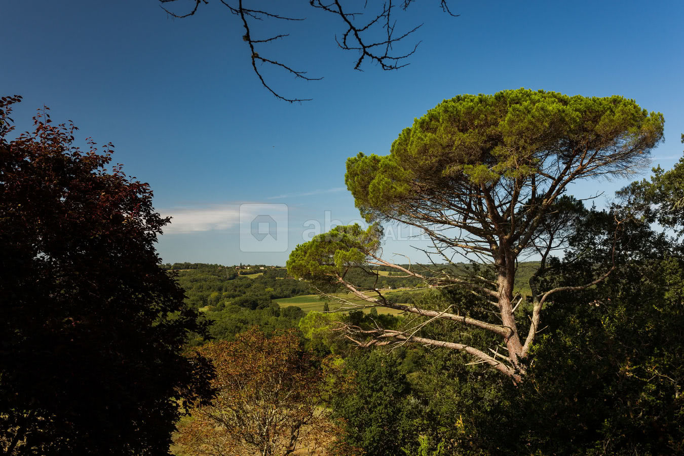 Vue Panoramique - Château d'Auros